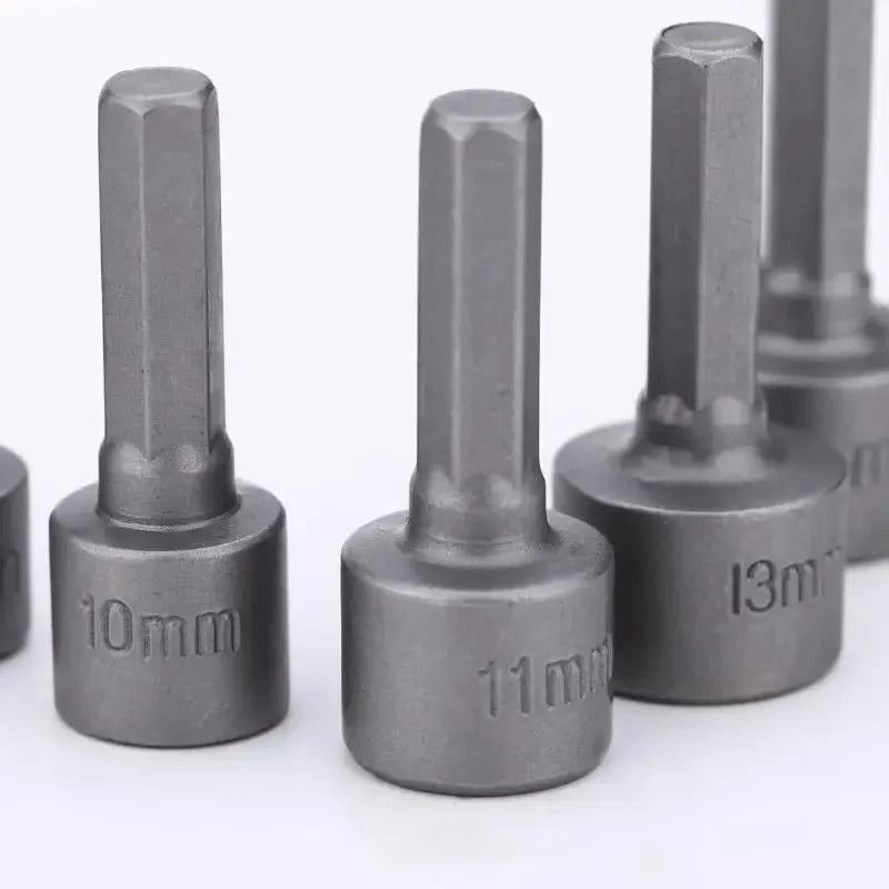9-14pcs 5mm-13mm Hex Sockets Sleeve Nozzles Nut Driver Set Screwdriver Set
