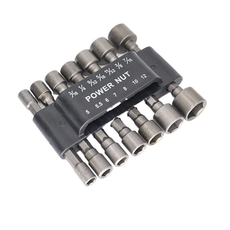 9-14pcs 5mm-13mm Hex Sockets Sleeve Nozzles Nut Driver Set Screwdriver Set