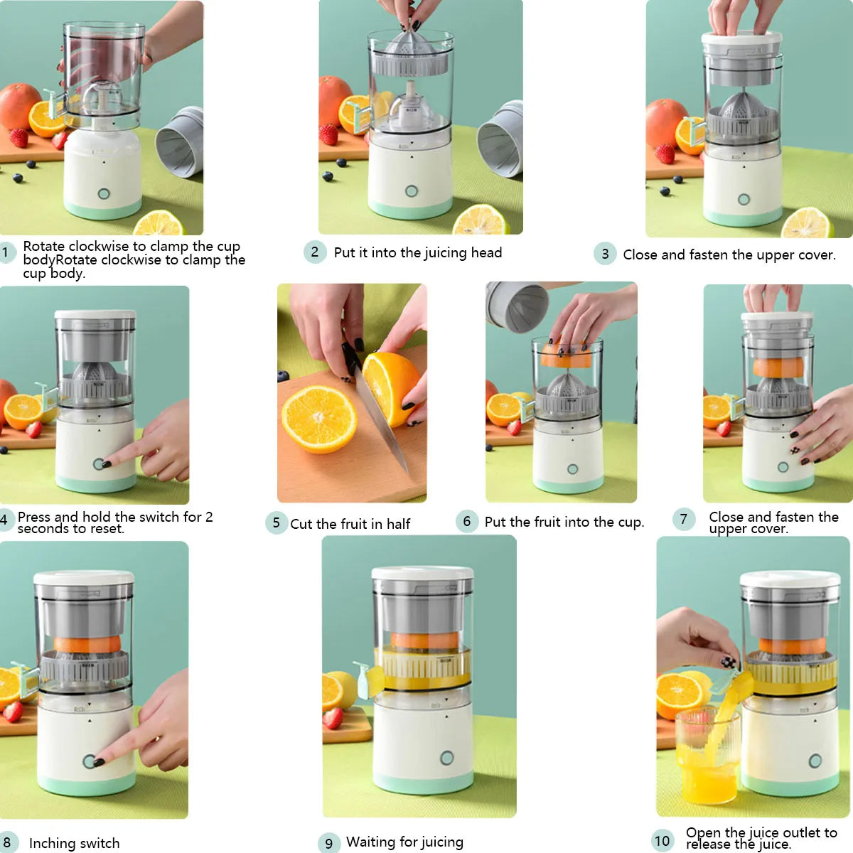 electric juicer orange juice juicer