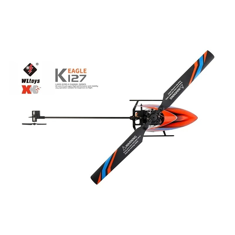 WLtoys XKS RC Helicopters K127 6-Aixs Gyroscope 2.4G 4CH Single Blade