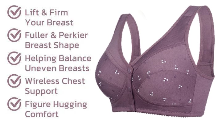 Imported™ Anti Sagging Front Open Cooling Cotton Bra