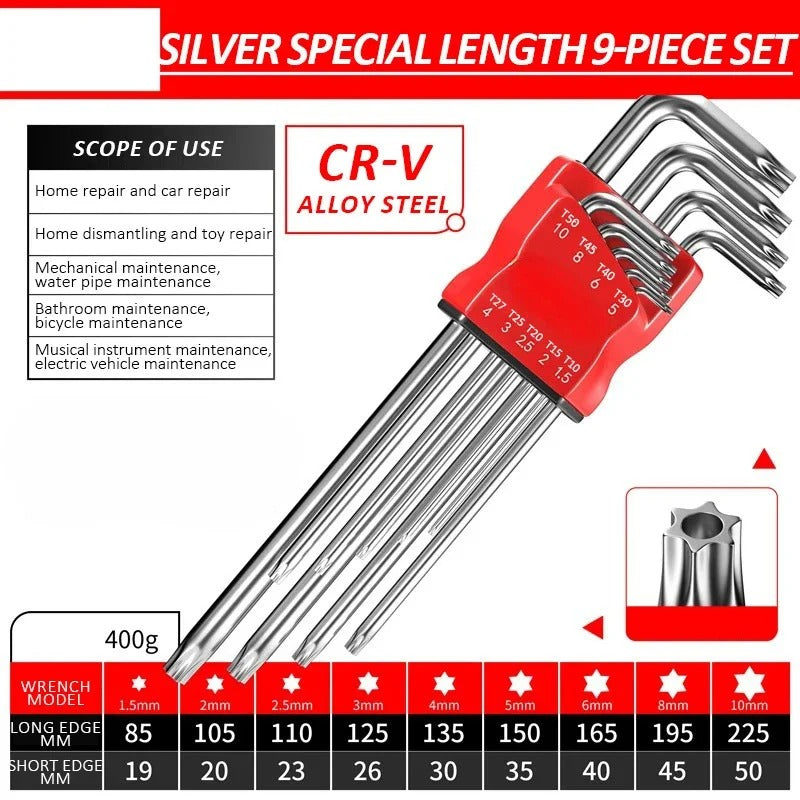 Allen Key Set，Allen Hex Wrench Screwdriver Set With Sleev Universal