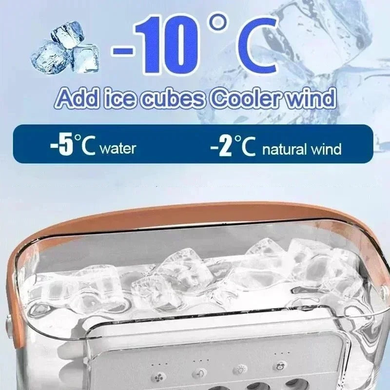 3 in 1 New Fan USB Air Conditioner Household Small Air Cooler LED Night Light Portable