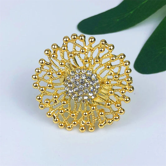 High Quality 18K Gold Plated Jewelry Sets For Women  Bracelet And Ring