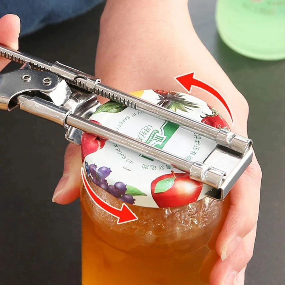 Can Opener Adjustable Stainless Steel