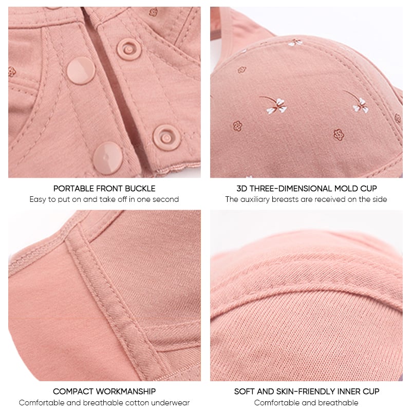 Imported™ Anti Sagging Front Open Cooling Cotton Bra